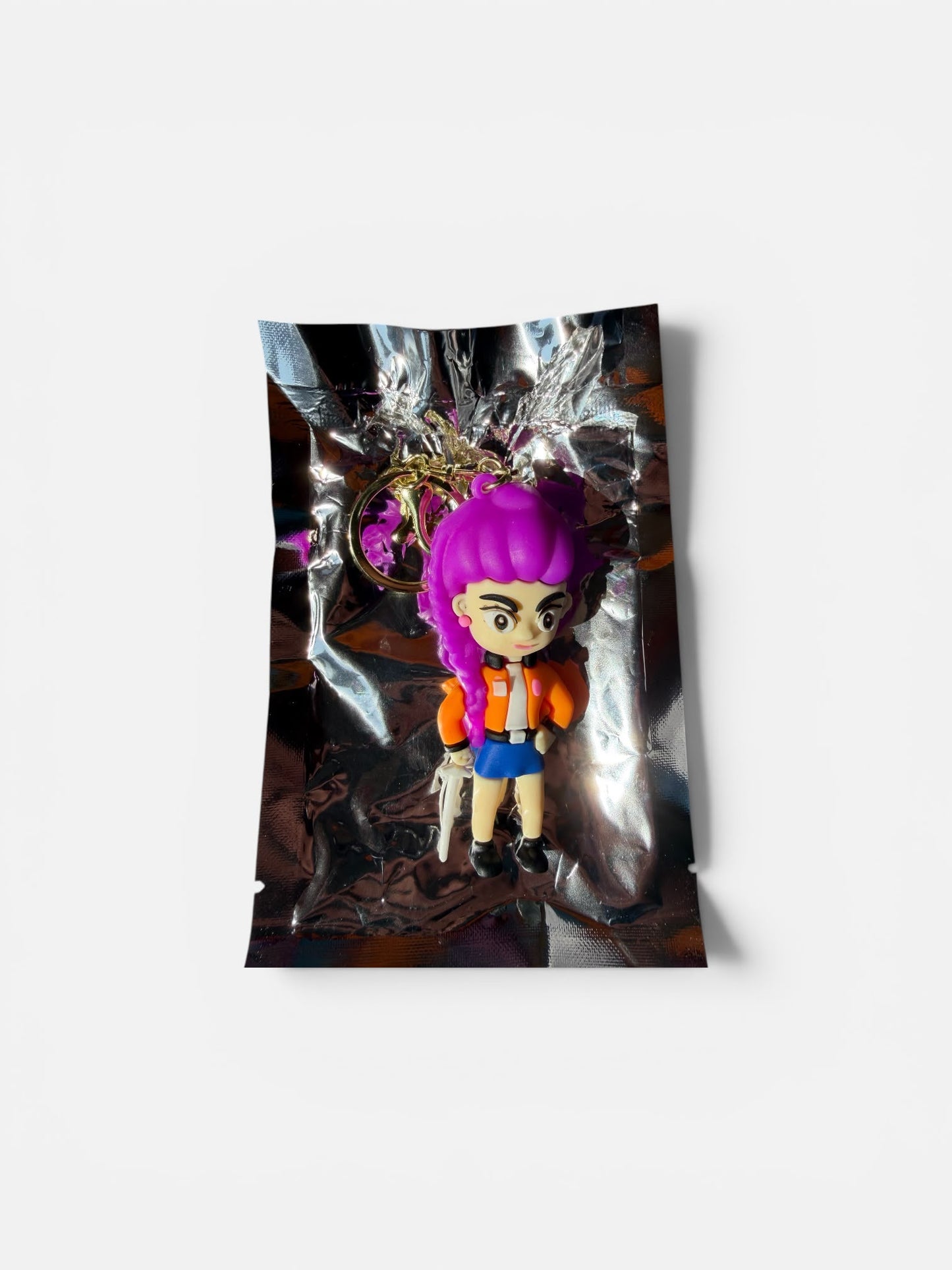 K-Pop Demon Hunters character figure keychain