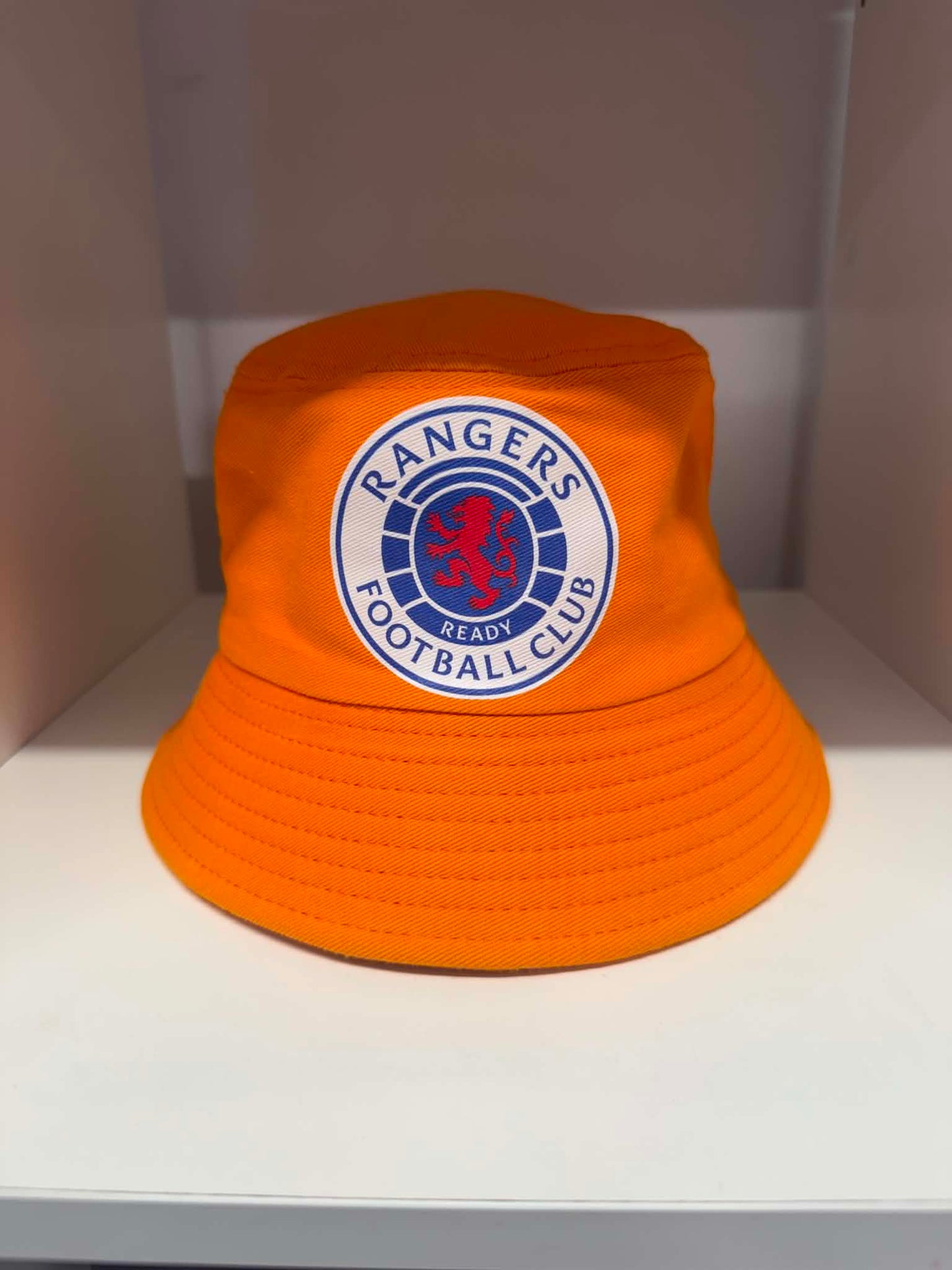 Rangers FC orange bucket hat with club crest | Football hats Belfast NI