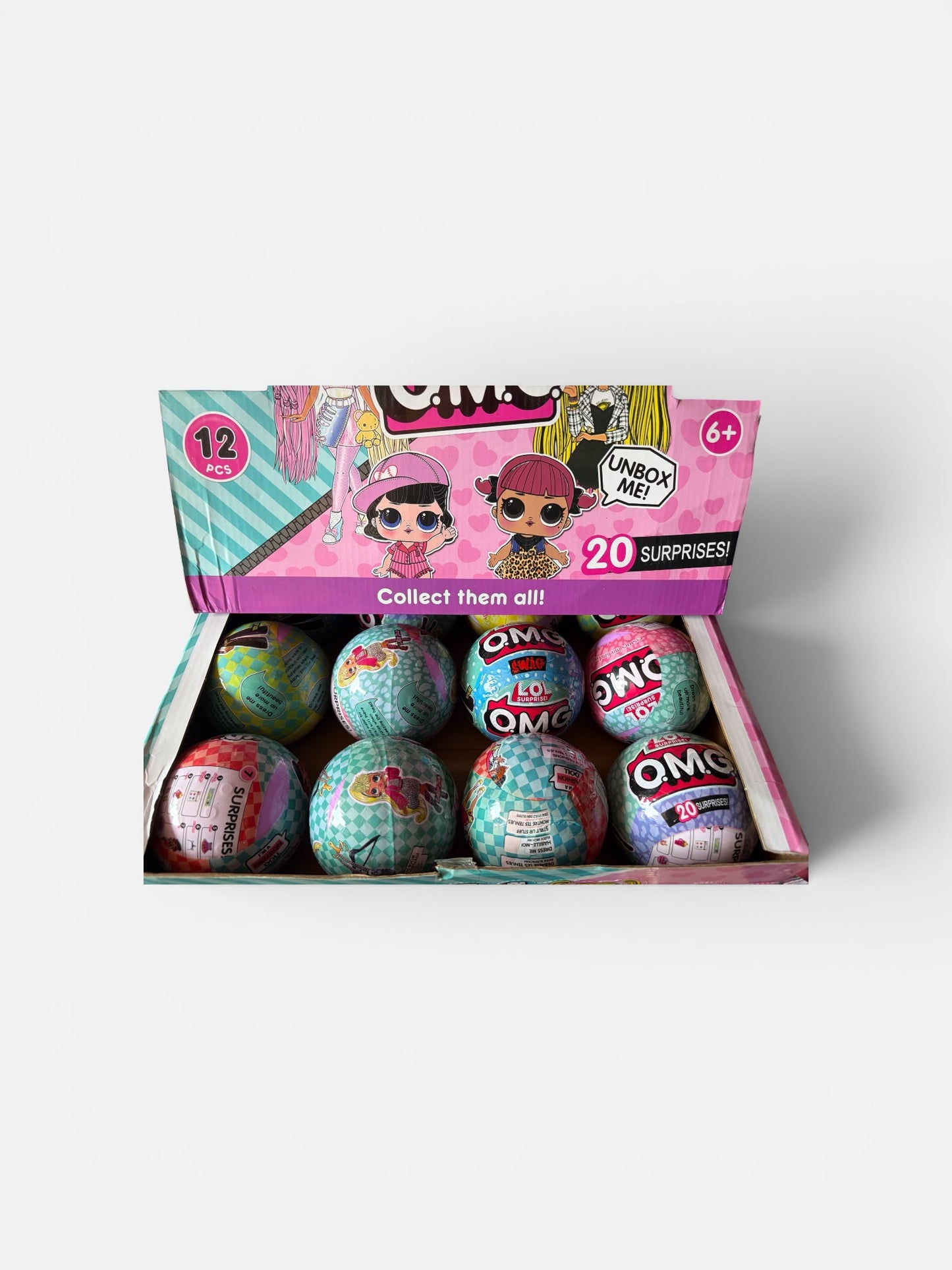OMG Surprise Mystery Ball Toy – 20 Surprises Collectible Figure