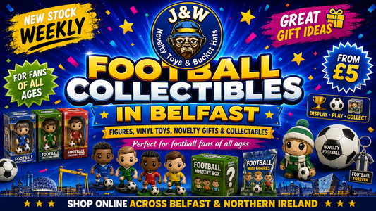 Collectible football figures Northern Ireland - football toys and collectibles at J&W Novelty Toys Belfast