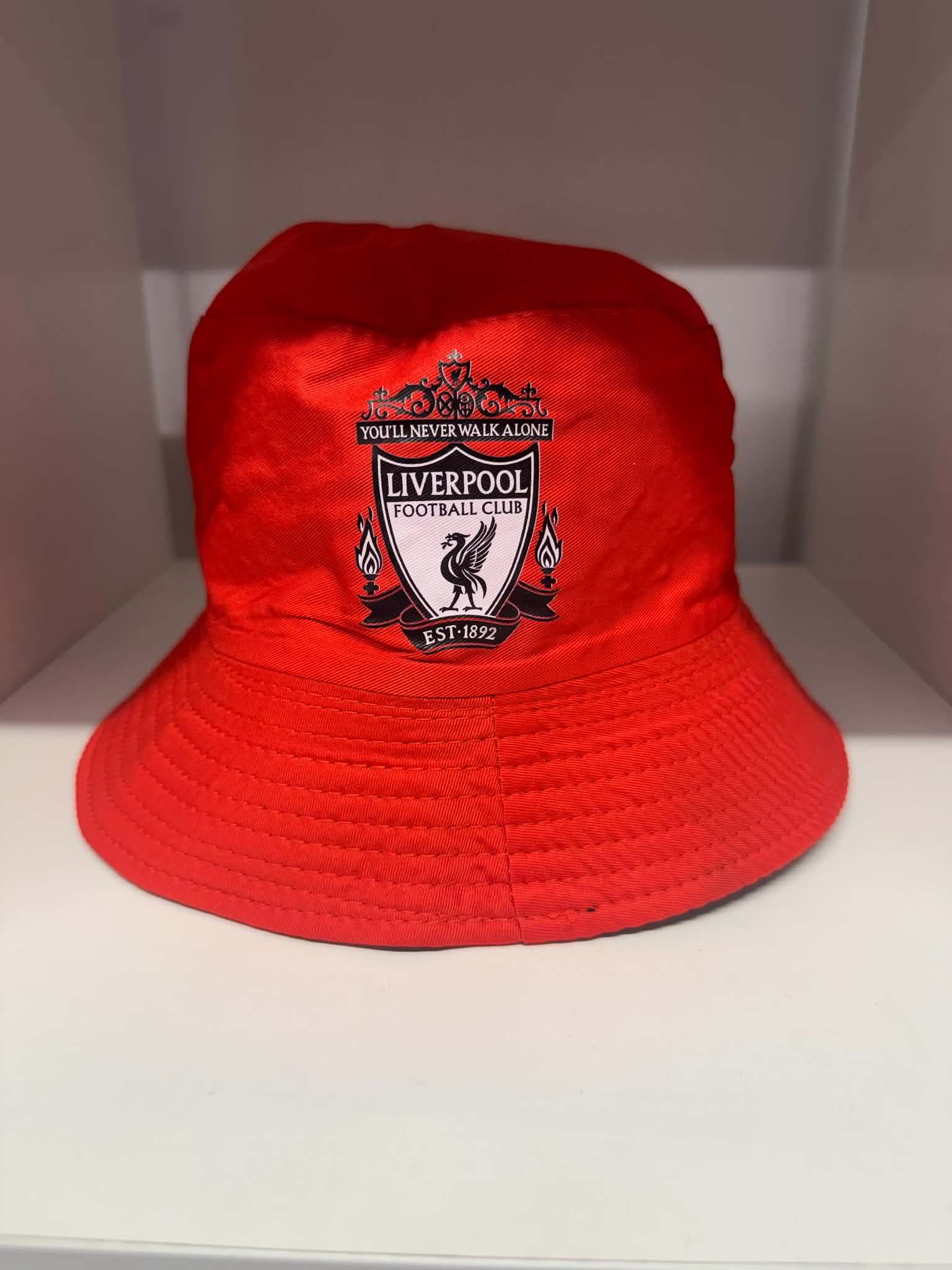Liverpool FC red bucket hat LFC crest | Football hats Belfast NI