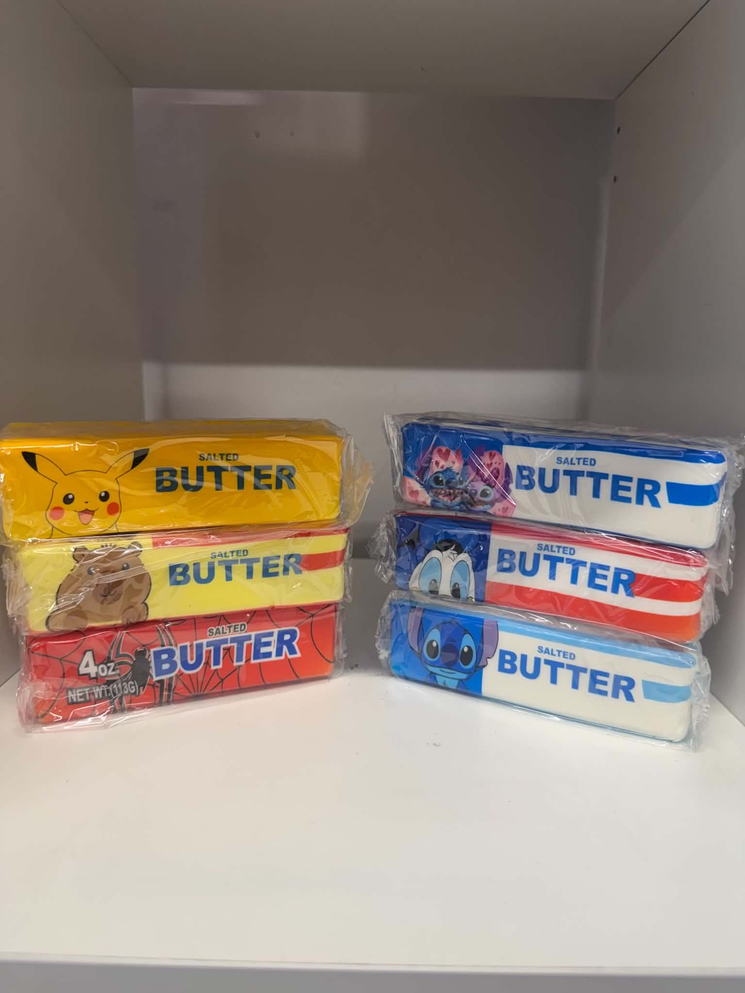 Novelty character butter containers range | Fun gifts Belfast NI