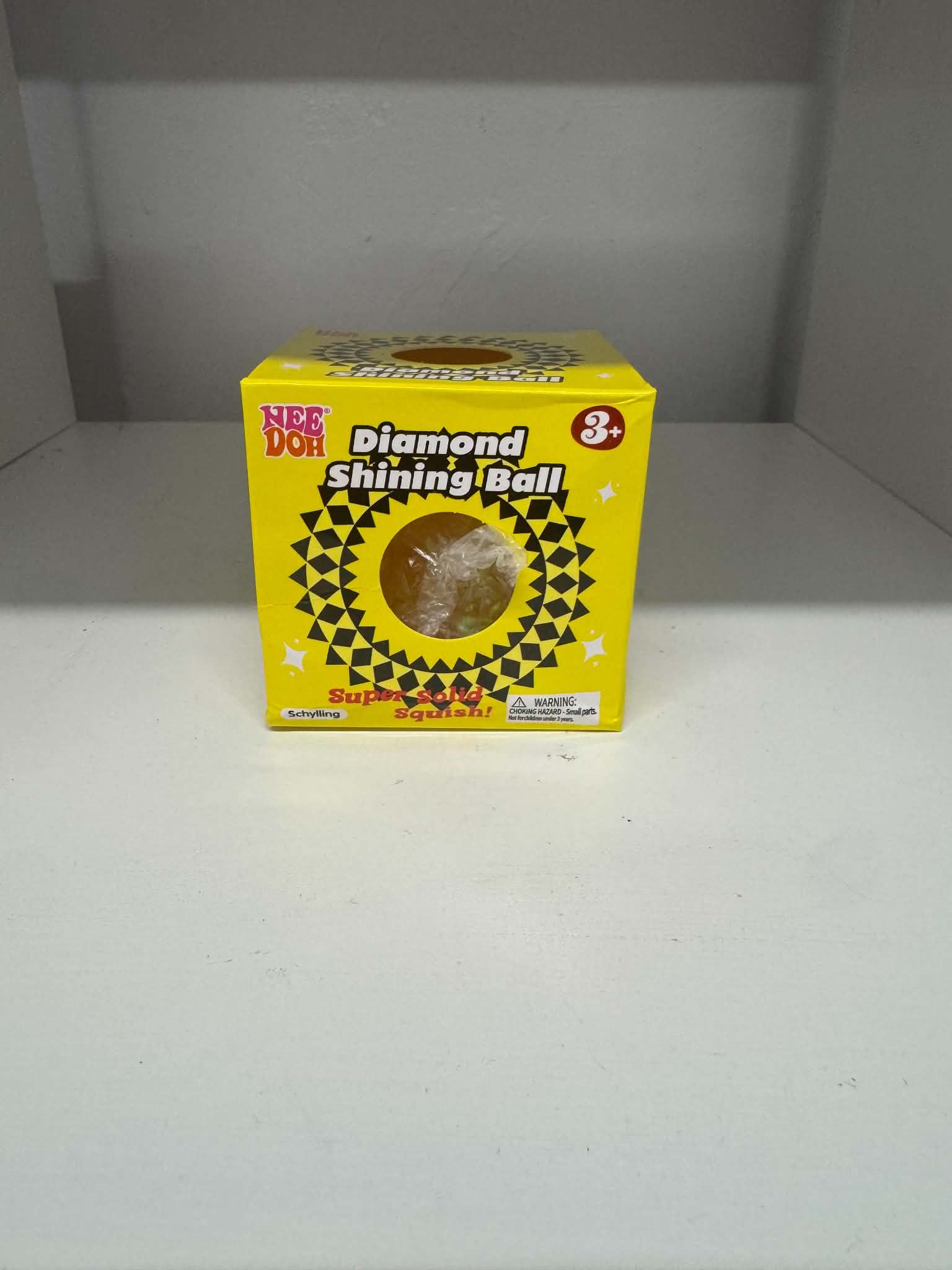 NeeDoh Diamond Shining Ball yellow squishy toy | Novelty toys Belfast