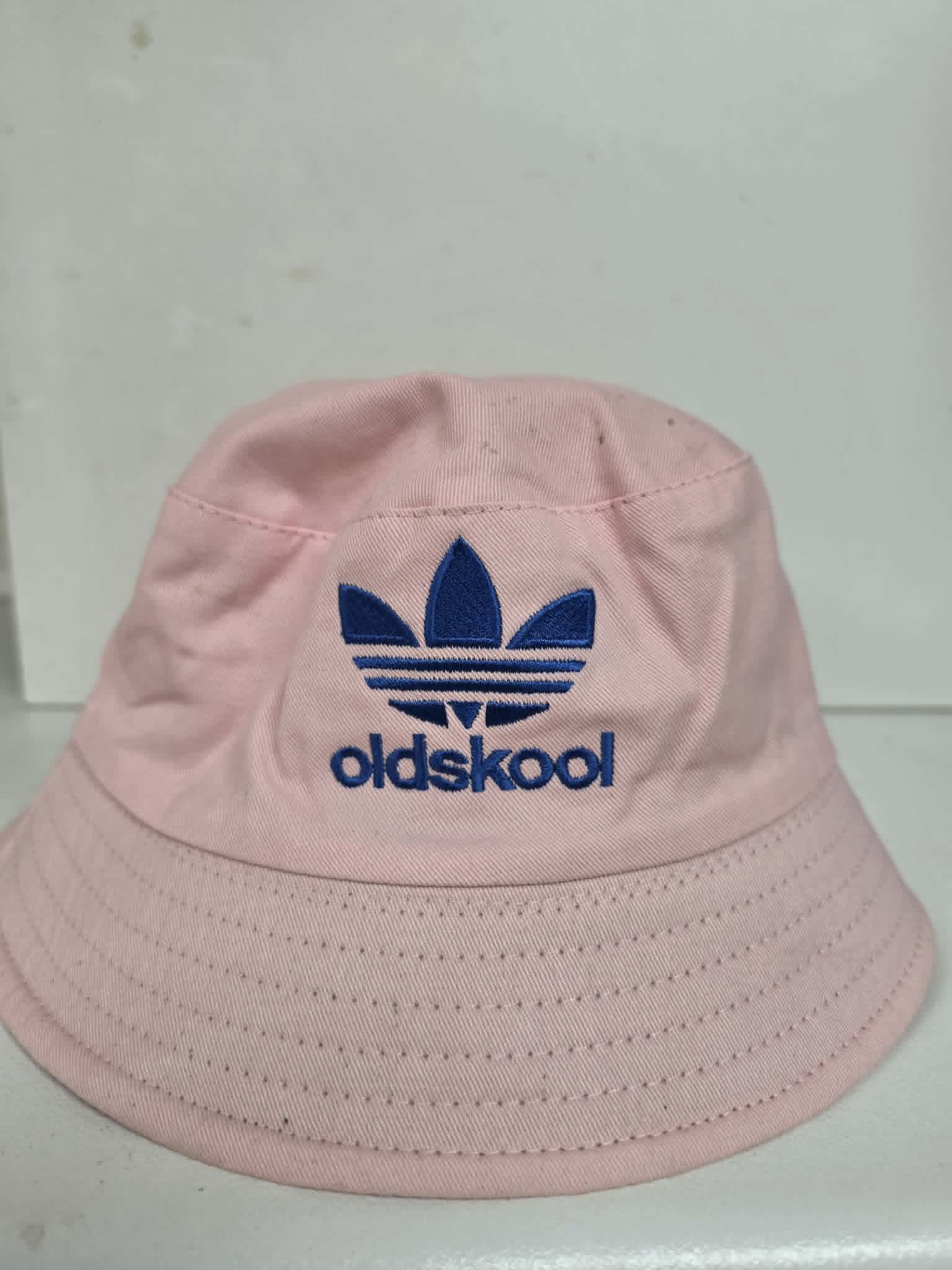 Oldskool Embroidered Bucket Hat light pink - bucket hats Belfast NI
