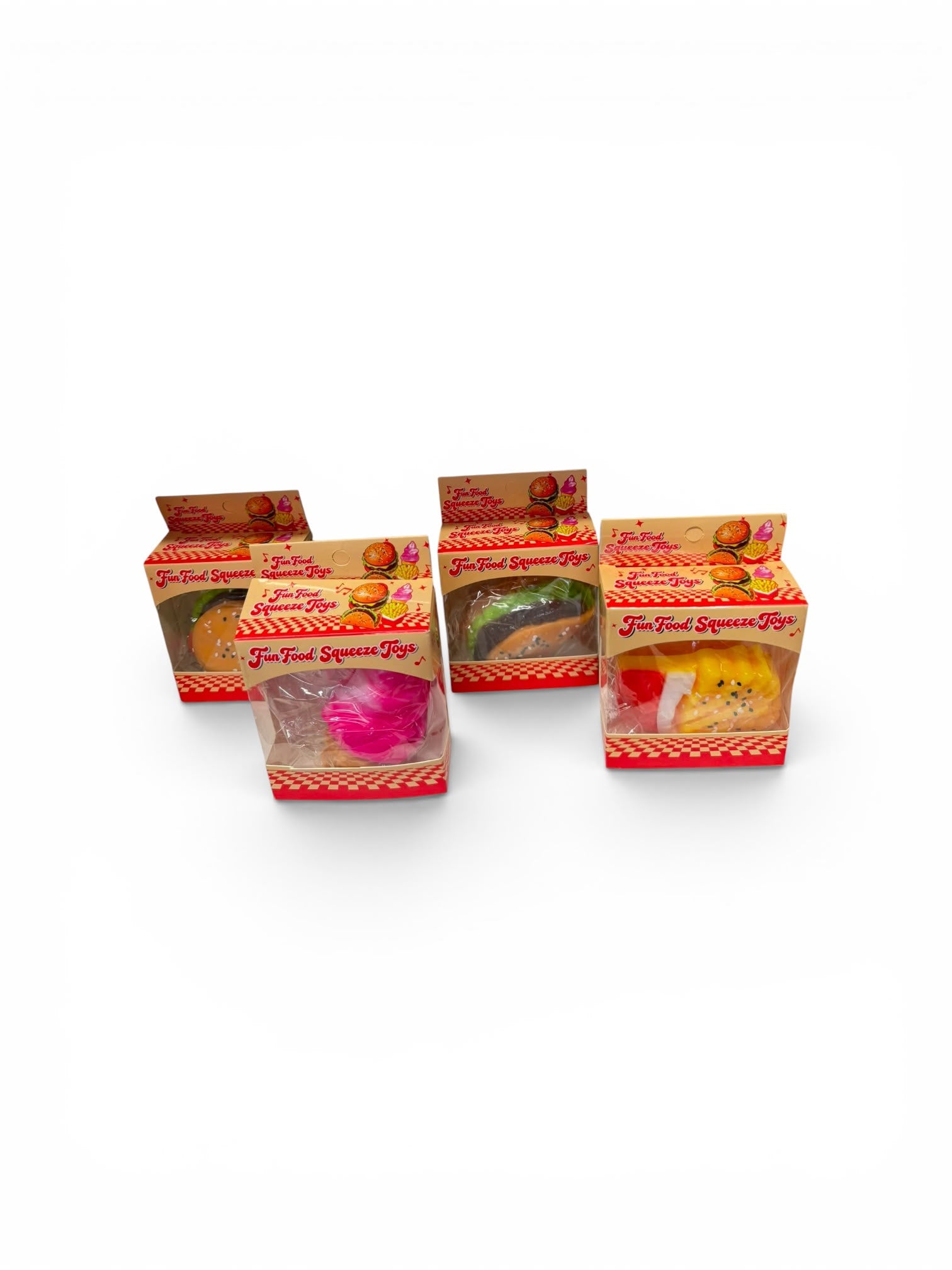 Food shaped squeeze toys - novelty toys Belfast Carrickfergus Bangor
