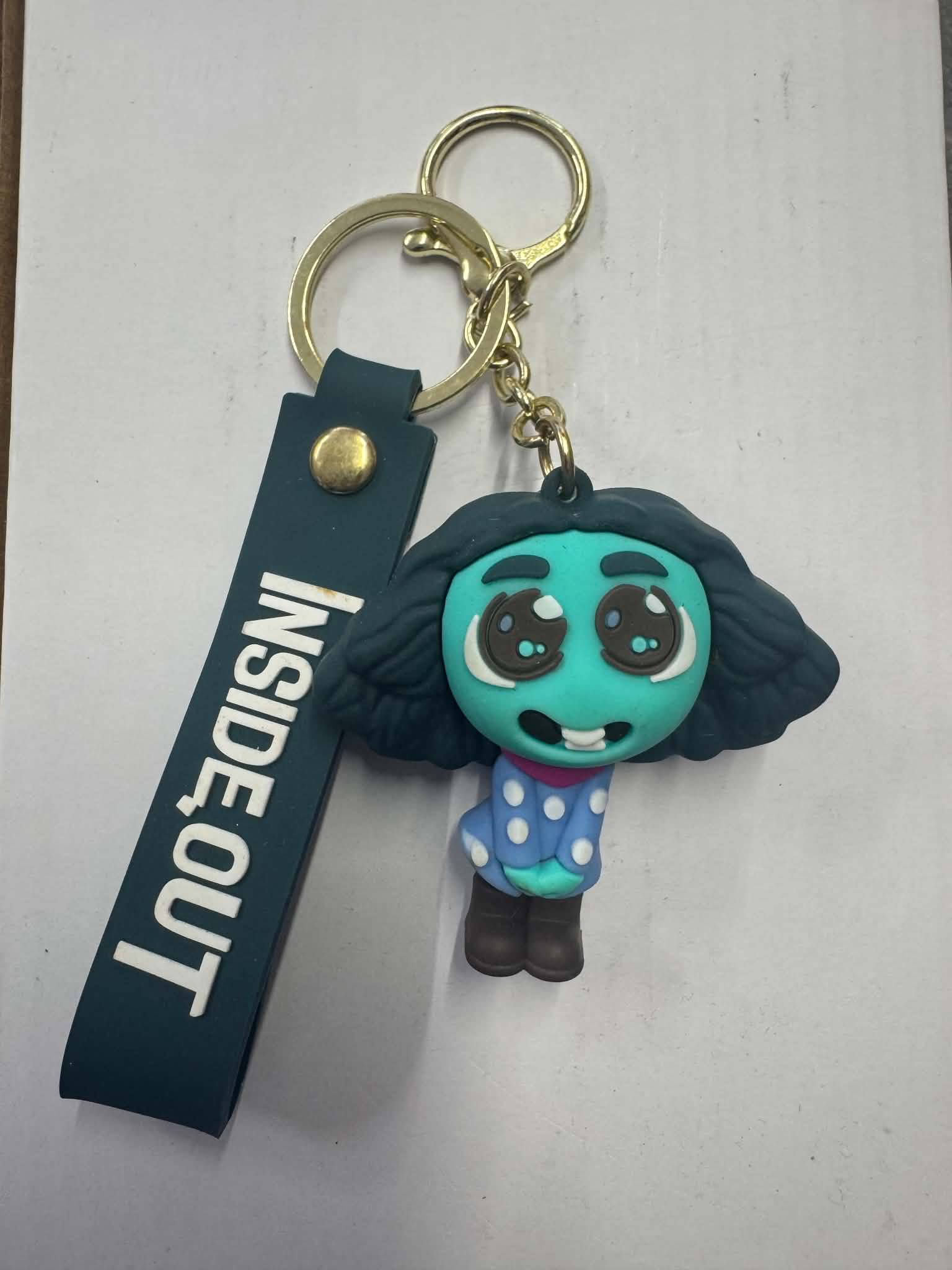 Inside Out character keyring with wrist strap | Novelty keyrings Belfast NI