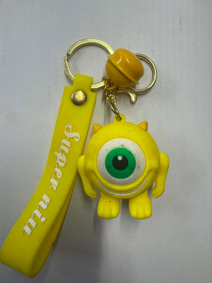 Novelty Character Keyring with Wrist Strap
