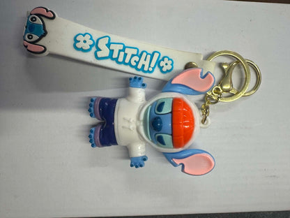Novelty Character Keyring with Wrist Strap