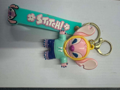 Novelty Character Keyring with Wrist Strap