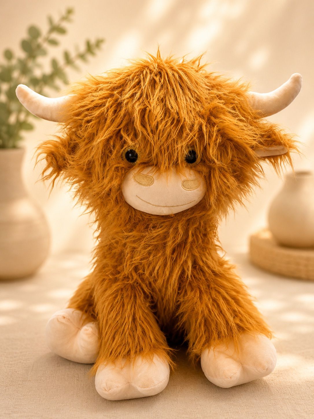 Hamish Highland Cow Plush Toy – Medium Soft Cuddly Animal Teddy