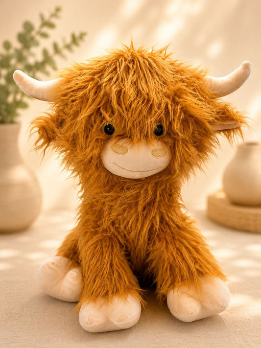 Hamish Highland Cow Plush Toy – Medium Soft Cuddly Animal Teddy