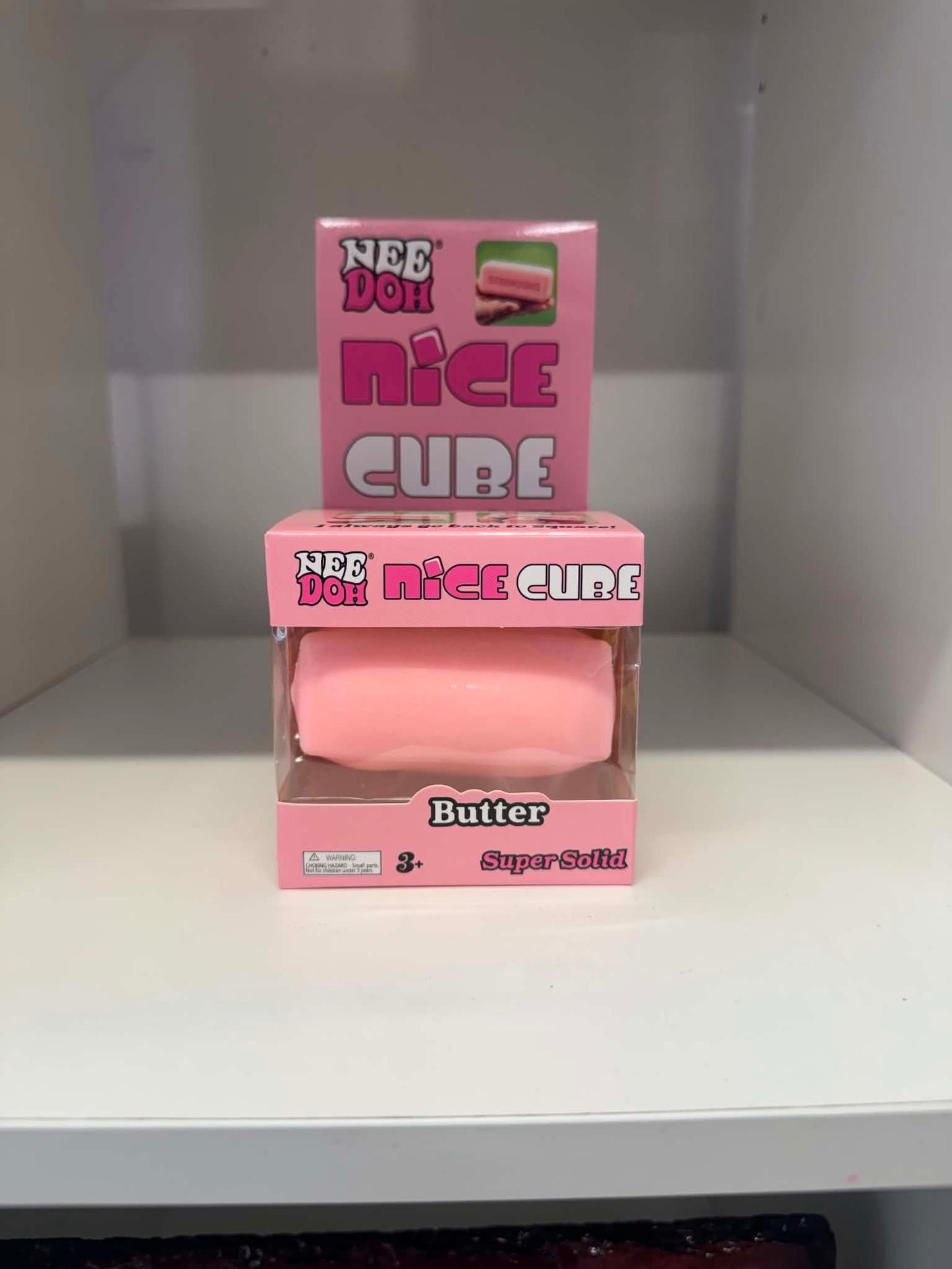 NeeDoh Nice Cube Butter yellow - novelty squishy toys Belfast Northern Ireland