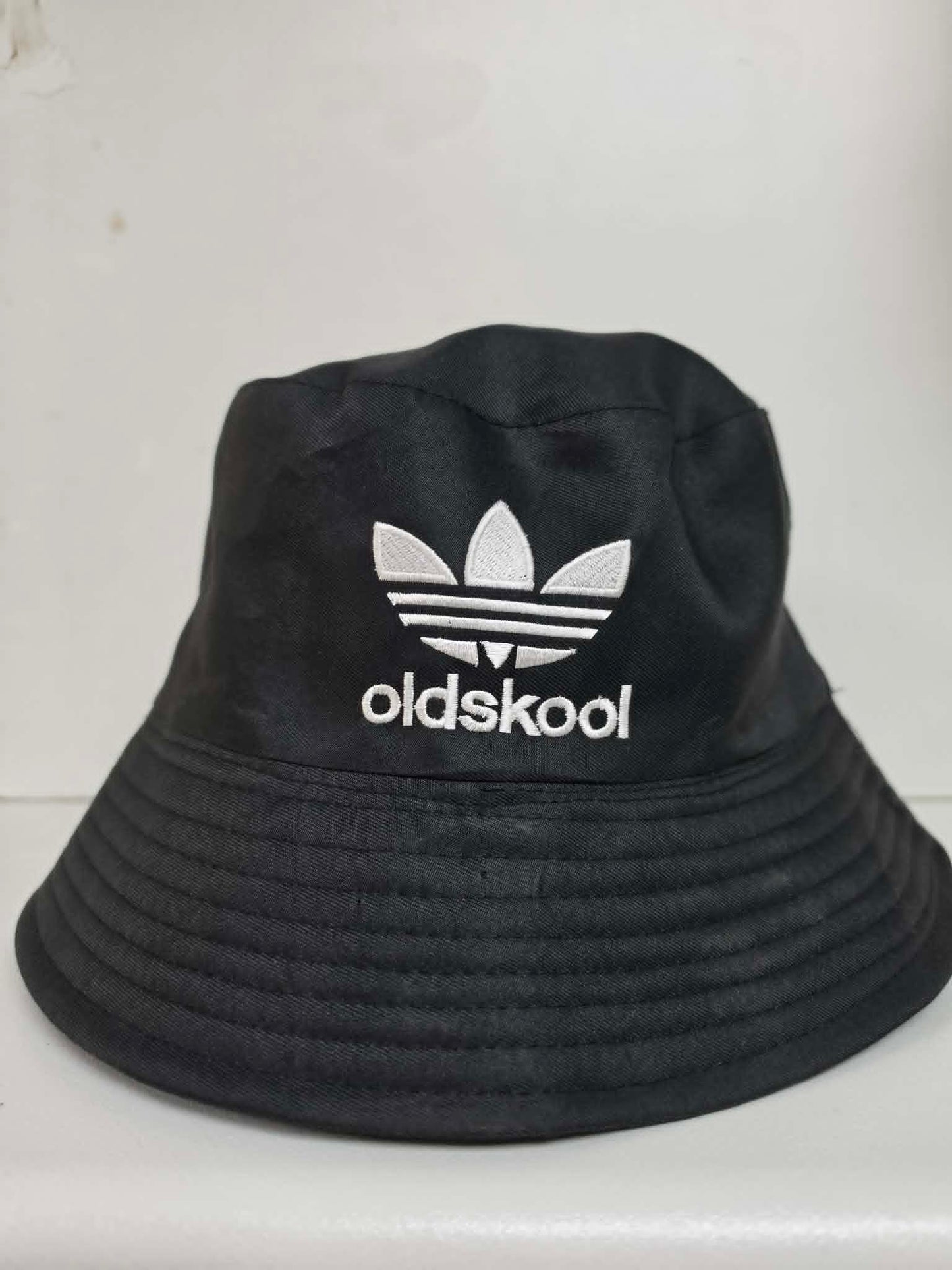 Oldskool Embroidered Bucket Hat black - embroidered bucket hats Belfast NI