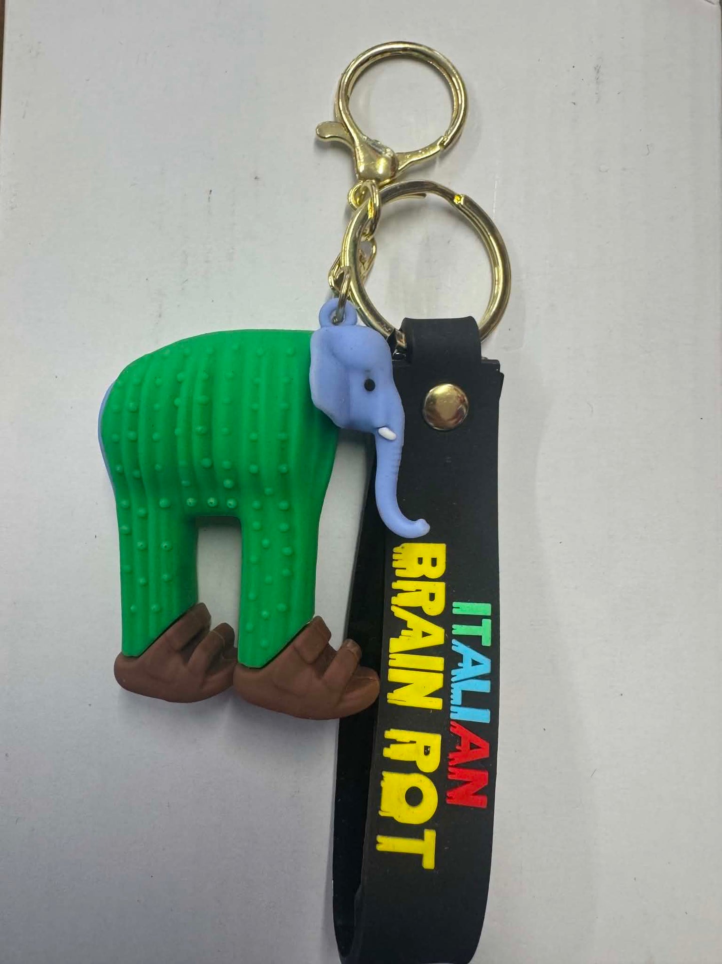 Novelty Character Keyring with Wrist Strap