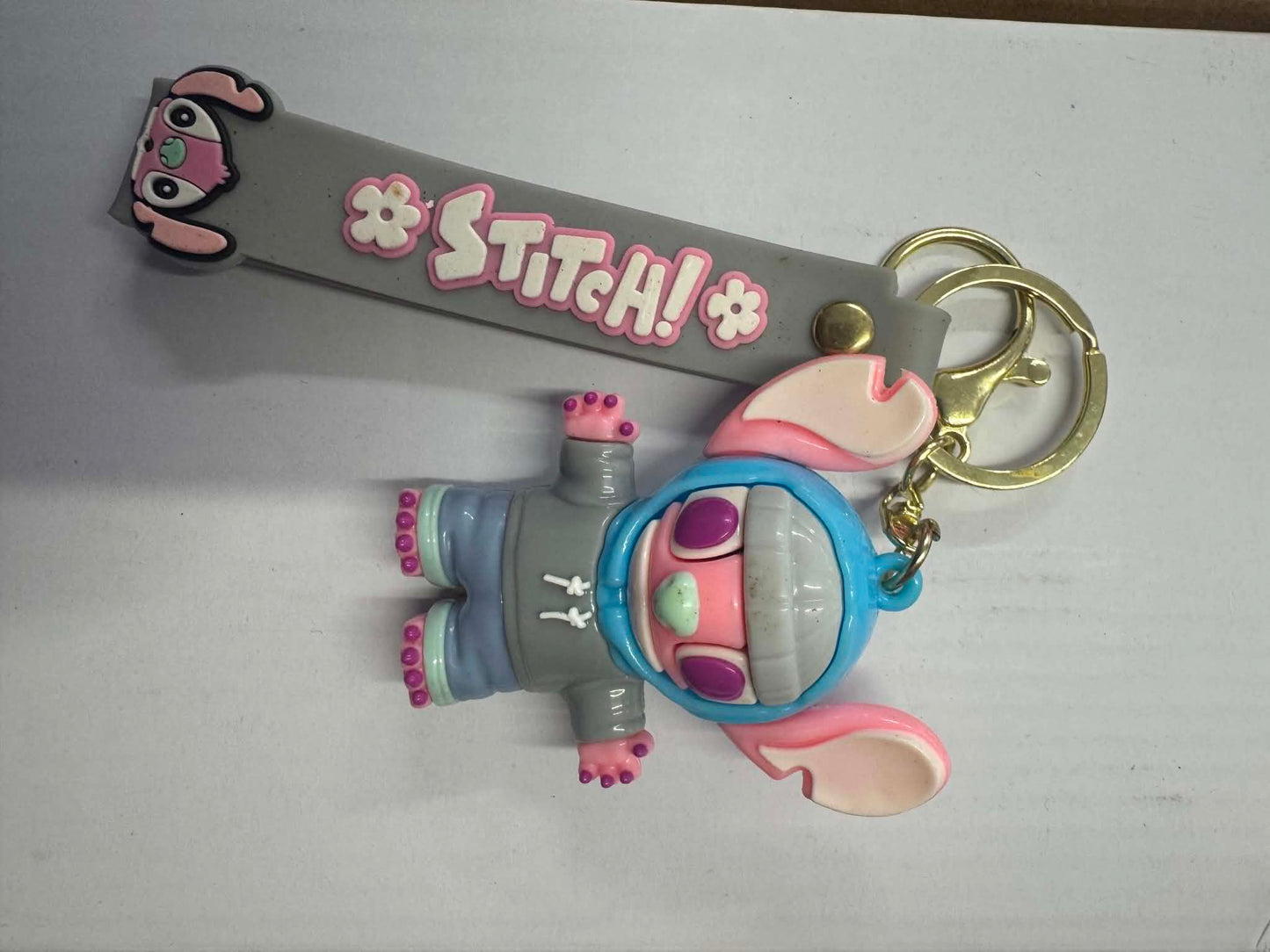Novelty Character Keyring with Wrist Strap