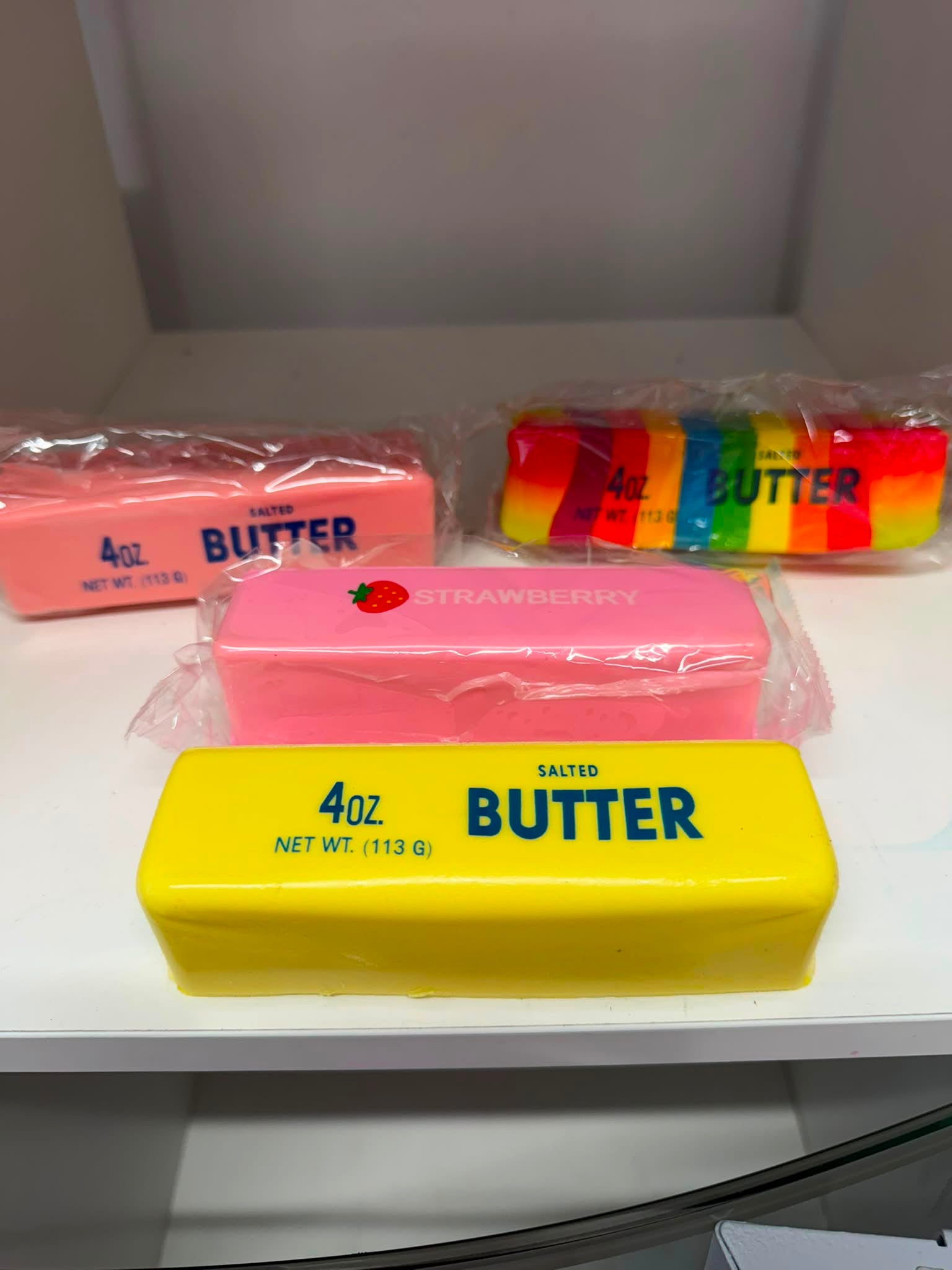 Small butter squishy toy assorted - novelty gifts Belfast Bangor