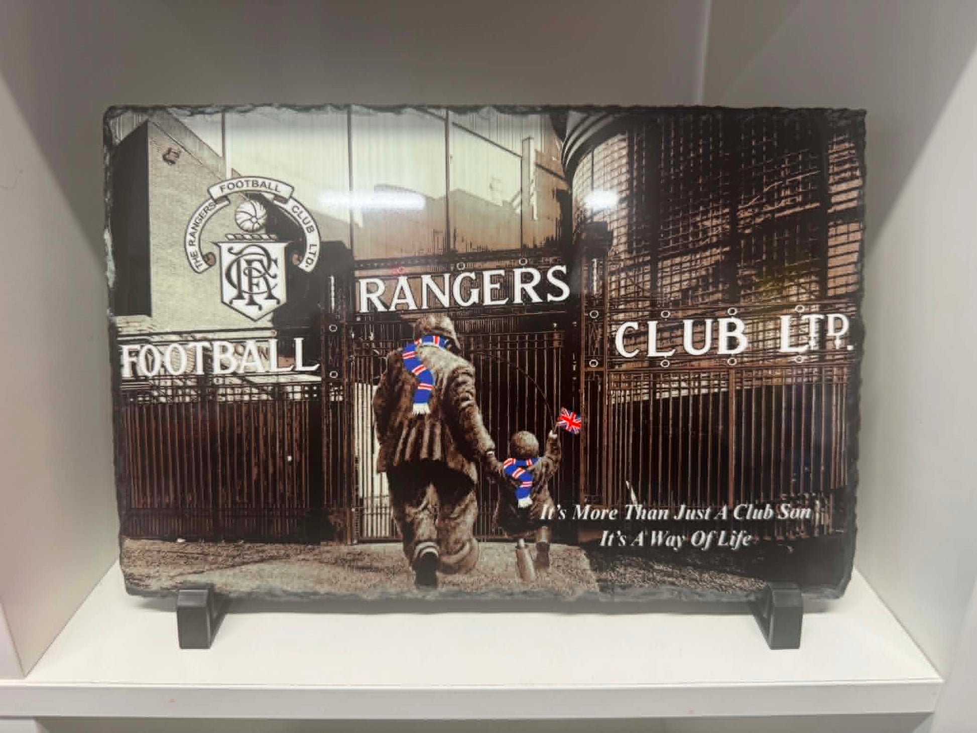 Large printed slate plaque Somme 1916 Remembrance | Gifts Belfast NI