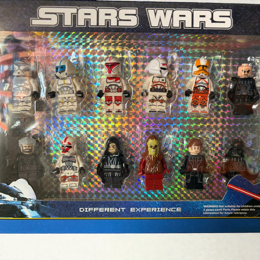 Star Wars-inspired building block character set