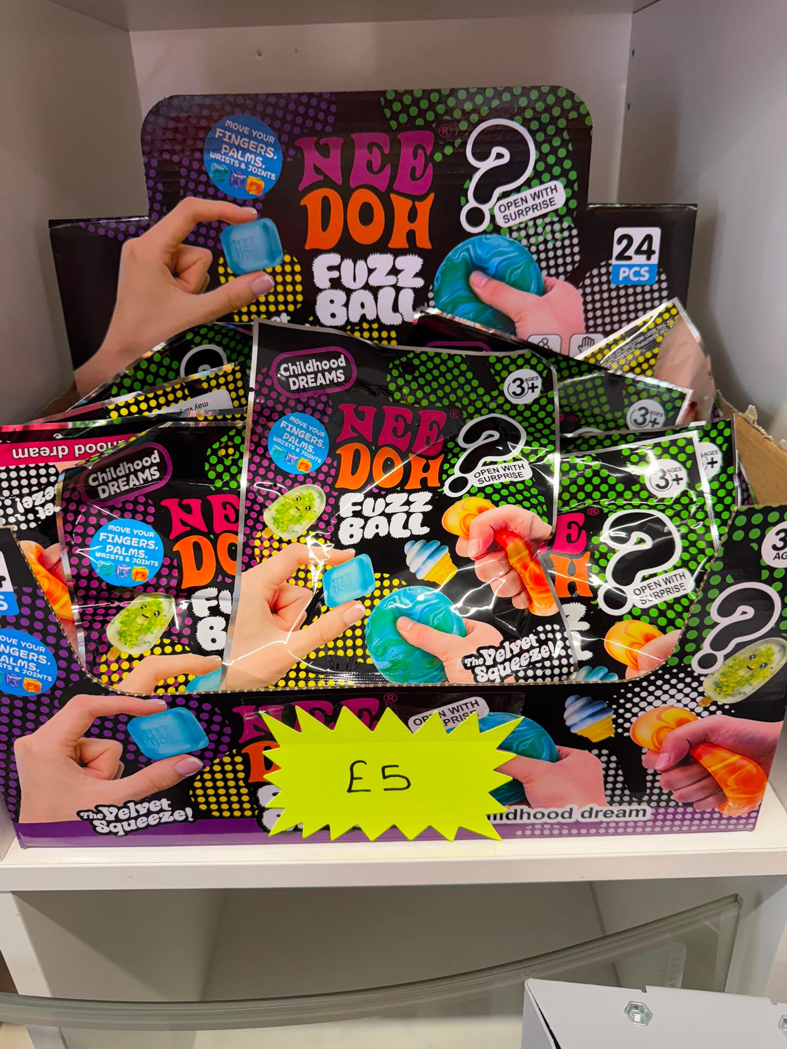 NeeDoh Fuzz Ball mystery sensory toy - fidget toys Belfast NI
