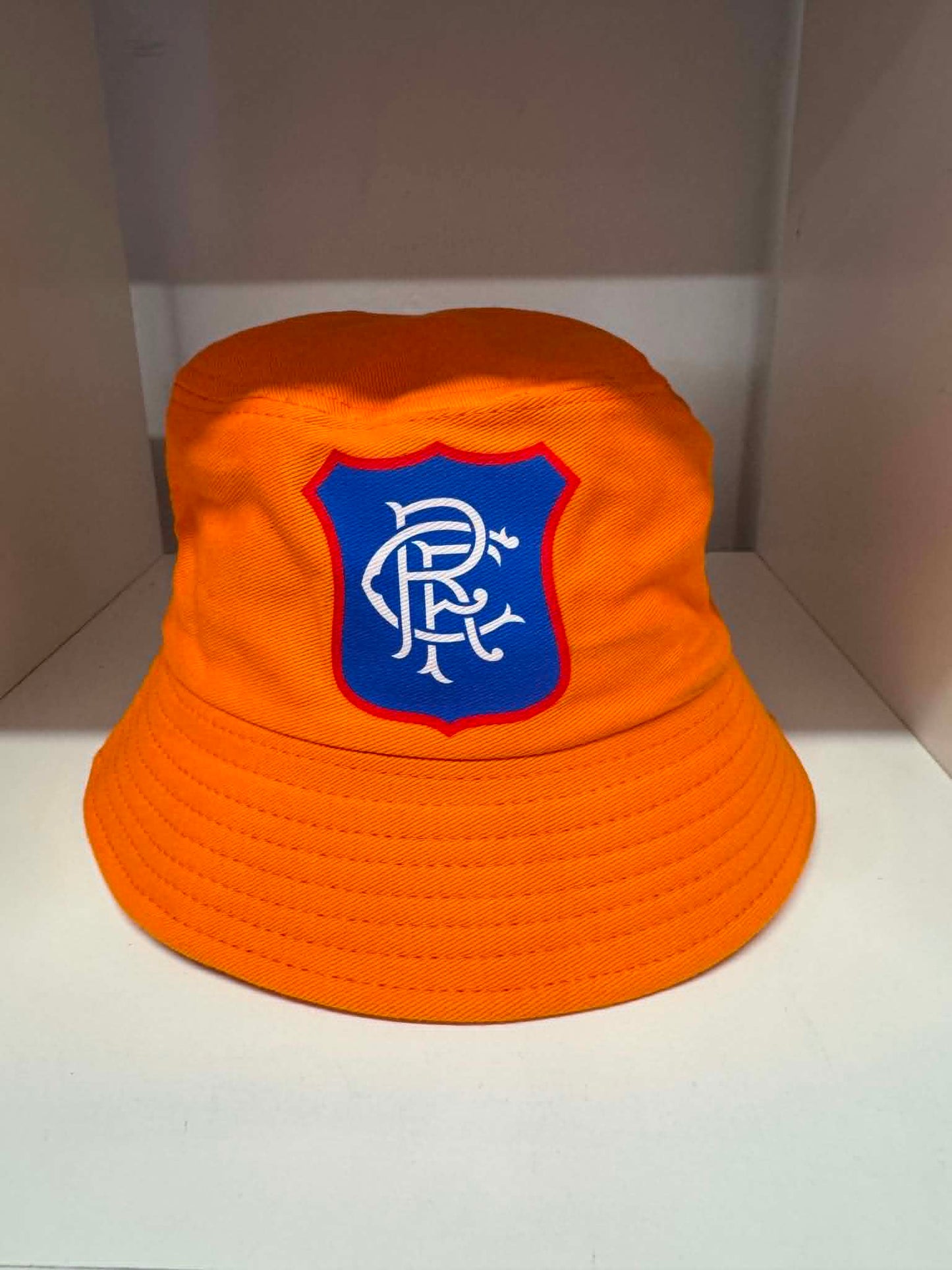 Rangers FC RFC crest orange bucket hat | Football hats Belfast Northern Ireland