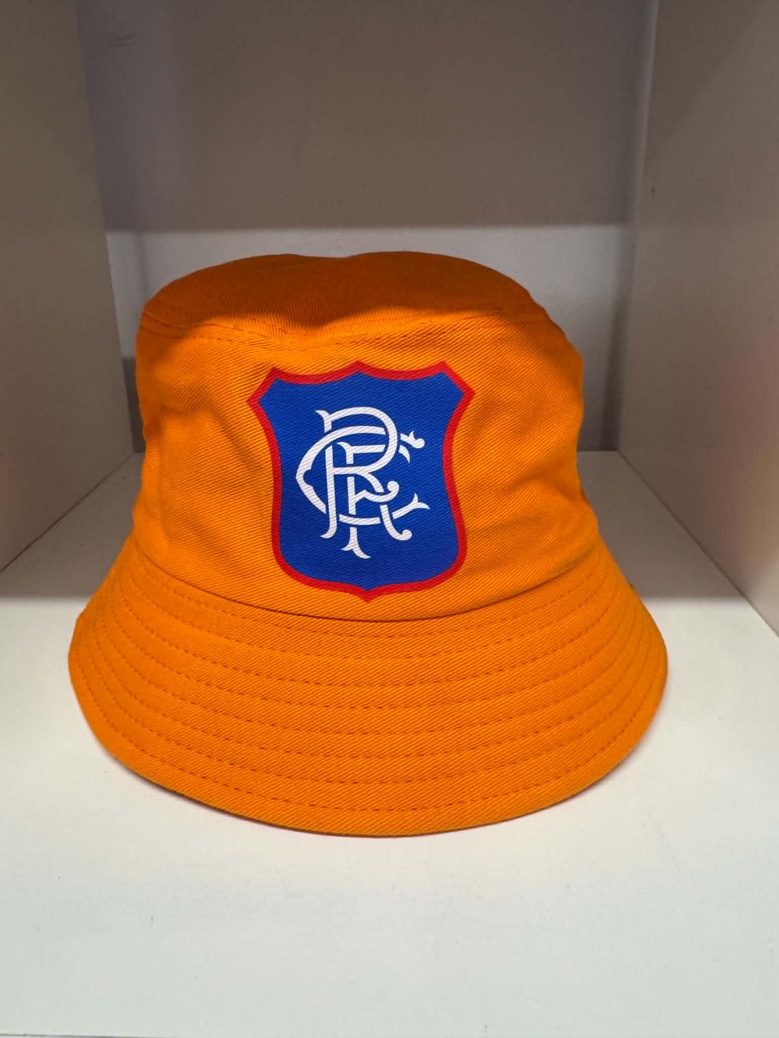 Rangers FC RFC crest orange bucket hat | Football hats Belfast Northern Ireland