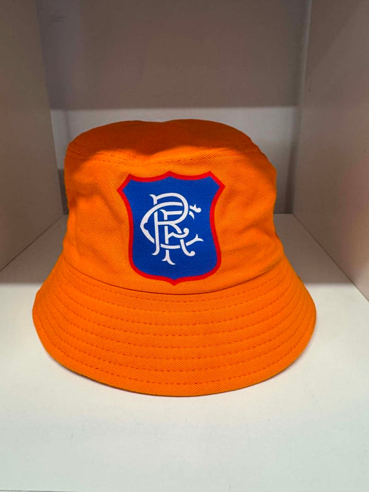 Rangers FC RFC crest orange bucket hat | Football hats Belfast Northern Ireland