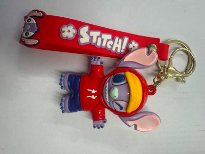 Novelty Character Keyring with Wrist Strap