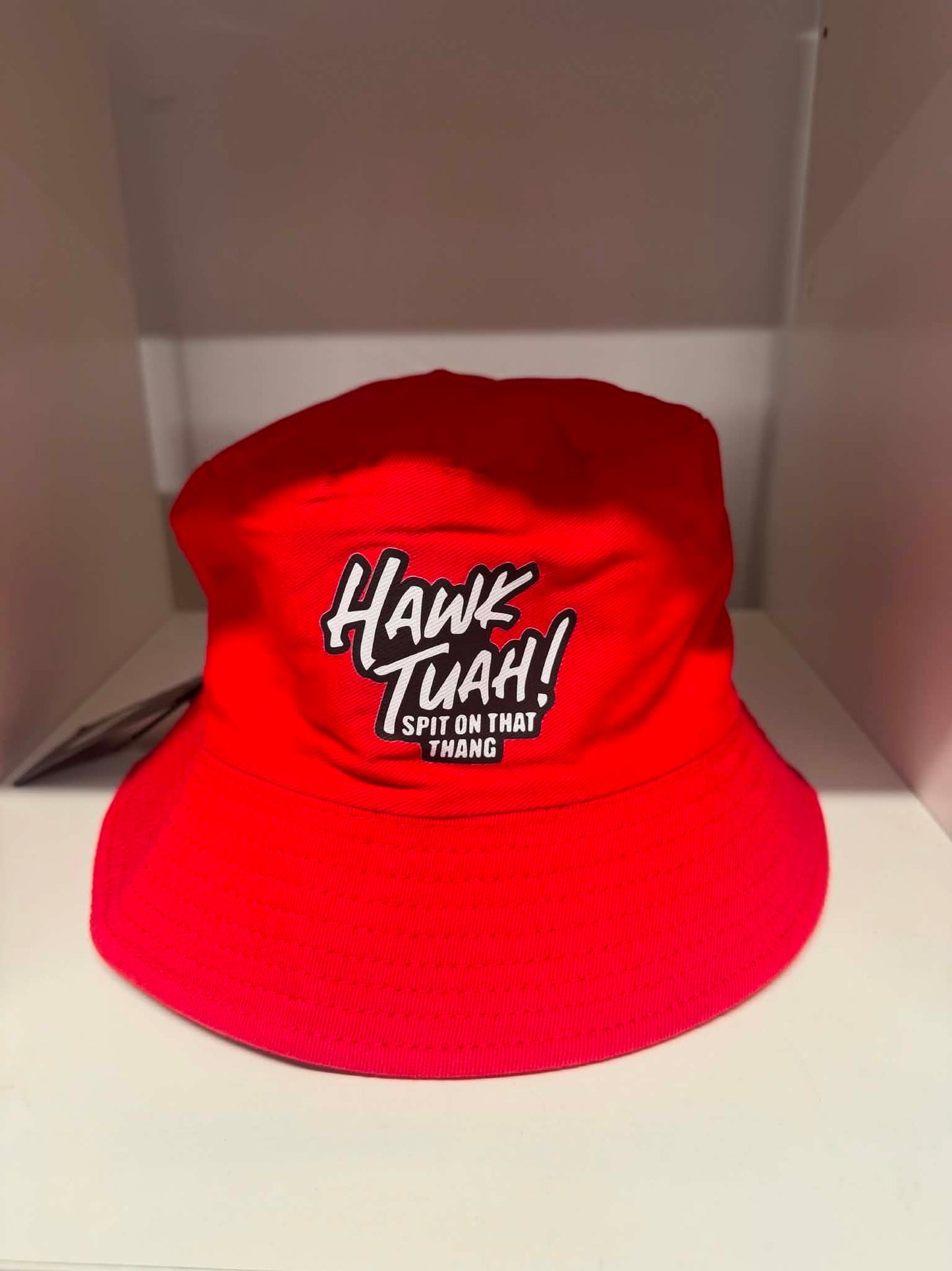 Hawk Tuah Spit on That Thang red bucket hat | Novelty hats Belfast NI