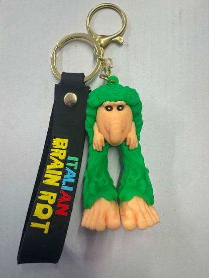 Novelty Character Keyring with Wrist Strap
