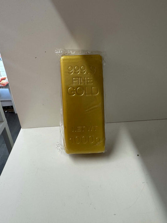 Gold Bar Squishy Toy – Sensory Stress-Relief Novelty Toy