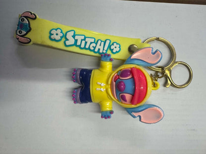 Novelty Character Keyring with Wrist Strap