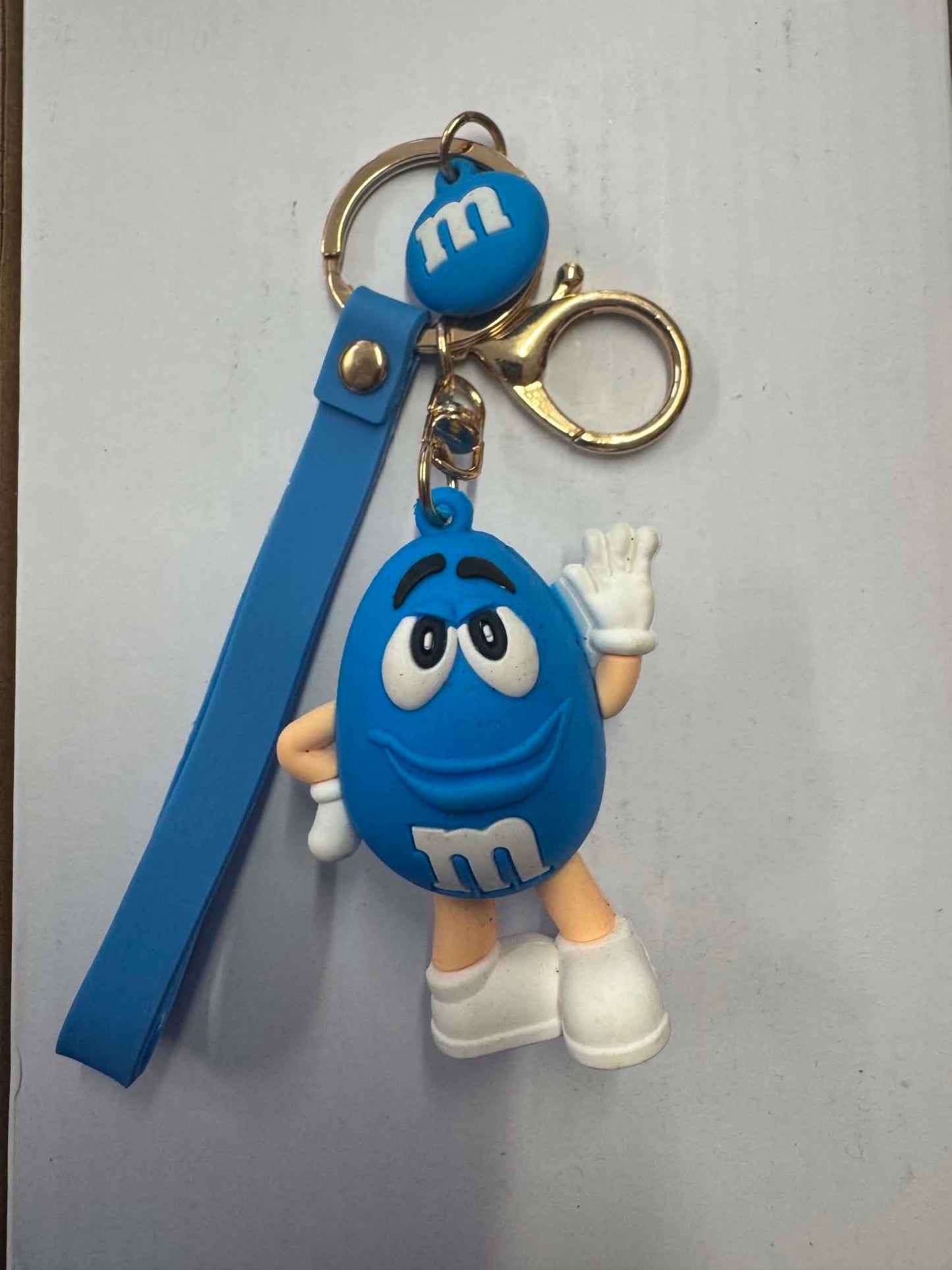 Novelty Character Keyring with Wrist Strap