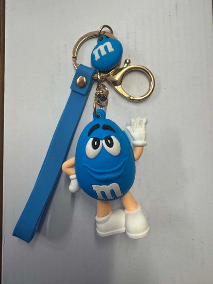 Novelty Character Keyring with Wrist Strap