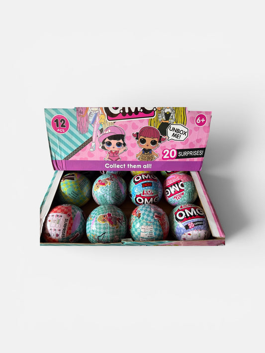 OMG Surprise Mystery Ball Toy – 20 Surprises Collectible Figure