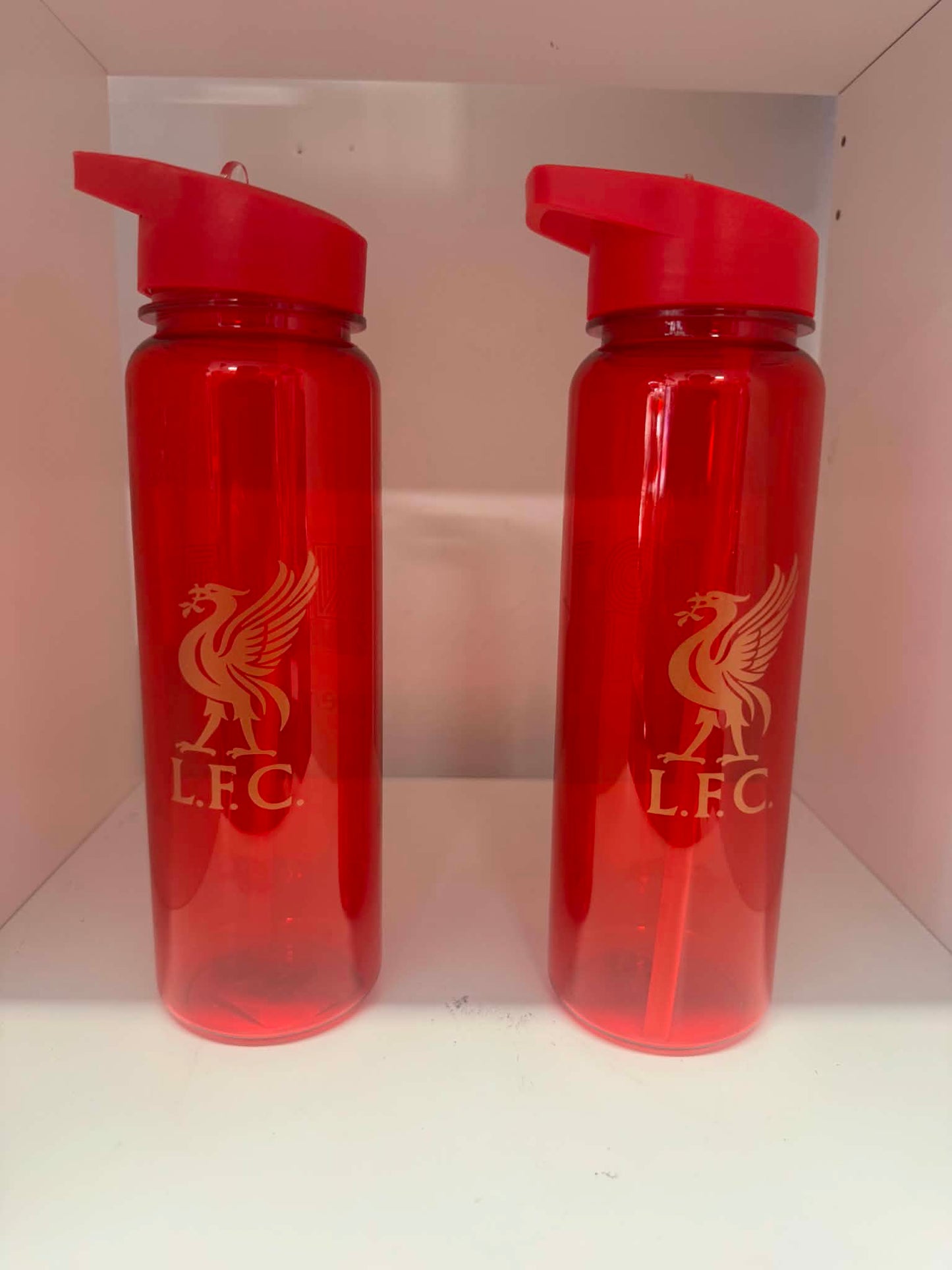 Liverpool FC water bottle with straw | LFC football gifts Belfast