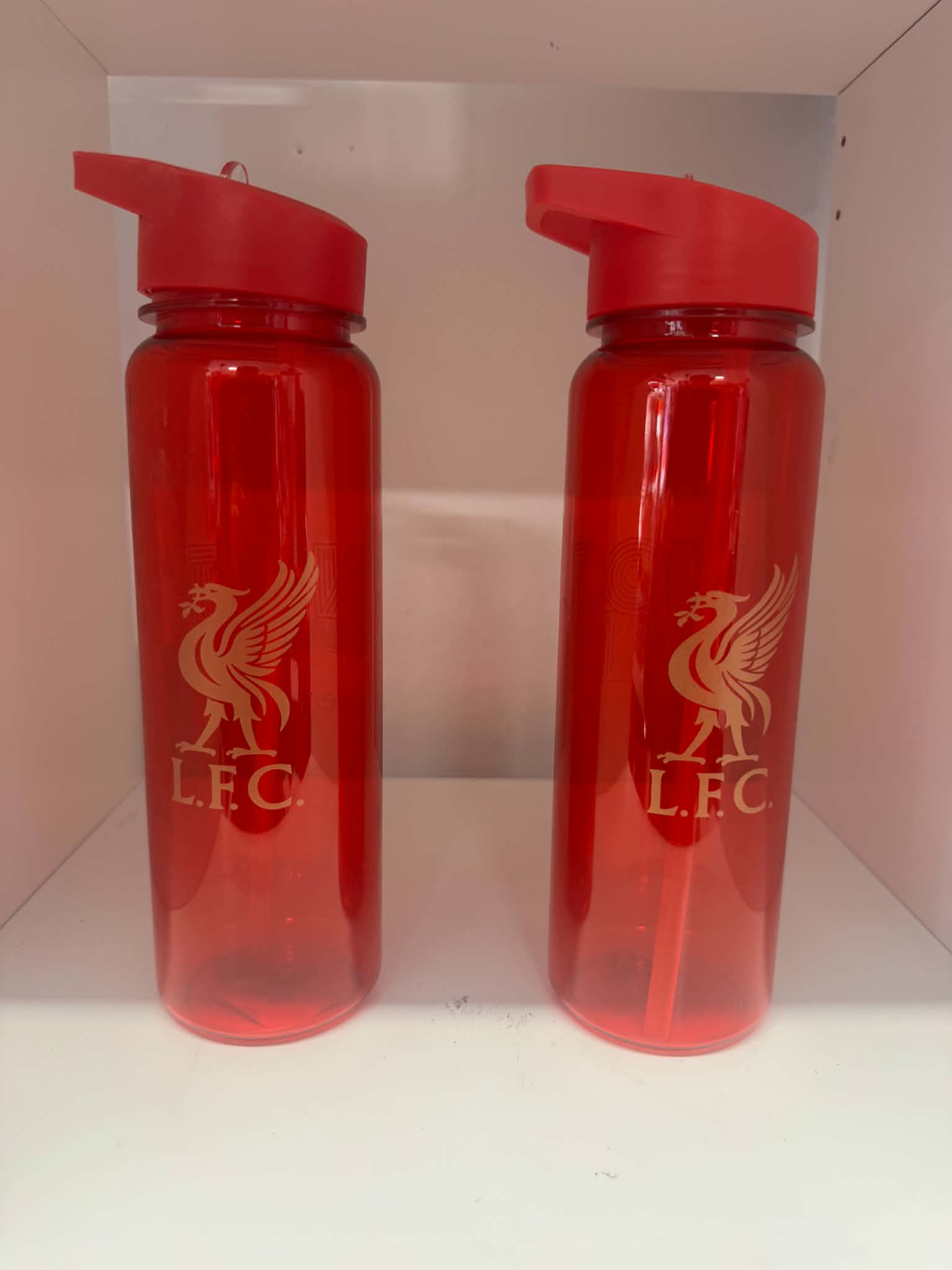 Liverpool FC water bottle with straw | LFC football gifts Belfast