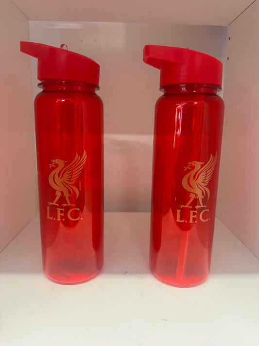 Liverpool FC water bottle with straw | LFC football gifts Belfast