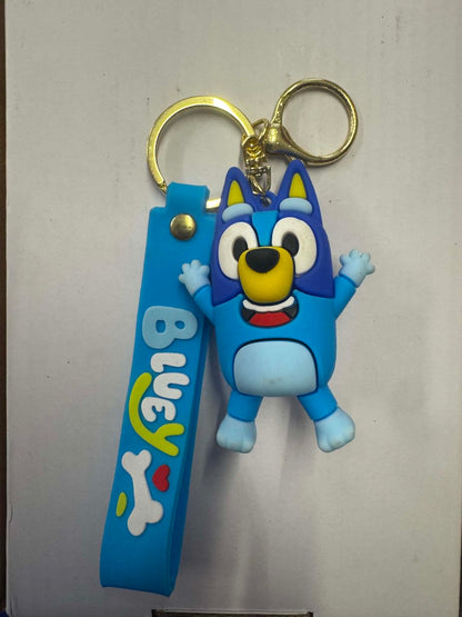 Novelty Character Keyring with Wrist Strap
